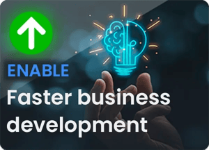 faster business development